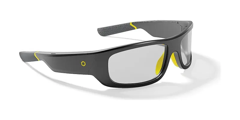 Lucyd Armor smart safety glasses with photochromic lenses
